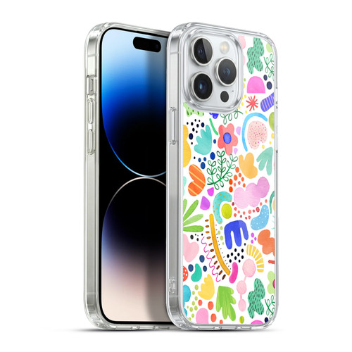 Ninola Summer Patterns Modern Bold Shapes Soft Gel Case for Apple iPhone 13 Pro Max & MagSafe