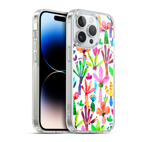 Ninola Summer Patterns Palms Garden Soft Gel Case for Apple iPhone 13 Pro & MagSafe