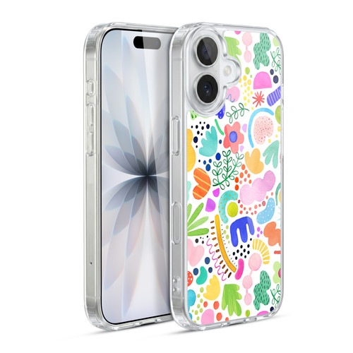 Ninola Summer Patterns Modern Bold Shapes Soft Gel Case for Apple iPhone 17