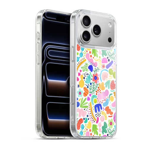 Ninola Summer Patterns Modern Bold Shapes Soft Gel Case for Apple iPhone 17 Pro Max
