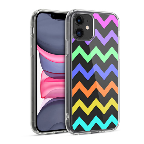 PLdesign Geometric Zigzag Soft Gel Case for Apple iPhone 11