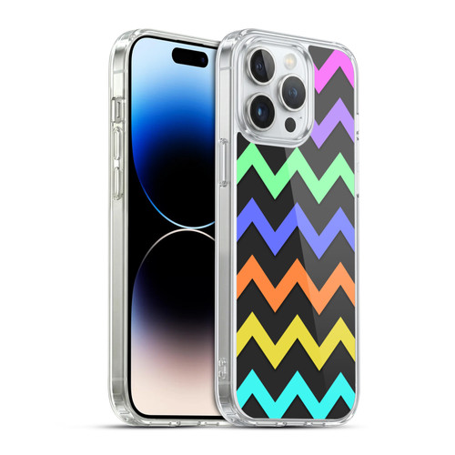 PLdesign Geometric Zigzag Soft Gel Case for Apple iPhone 14 Pro Max & MagSafe