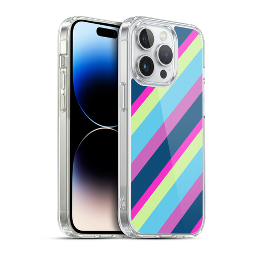 PLdesign Geometric Lines Soft Gel Case for Apple iPhone 14 Pro & MagSafe