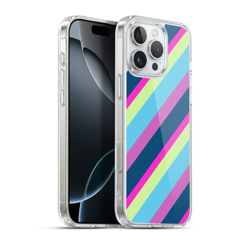 PLdesign Geometric Lines Soft Gel Case for Apple iPhone 16 Pro Max & MagSafe