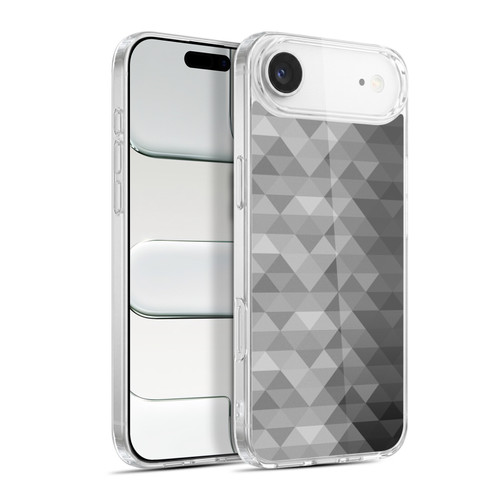 PLdesign Geometric Grayscale Triangle Soft Gel Case for Apple iPhone 17 Air
