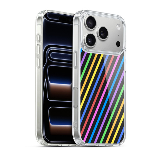 PLdesign Geometric Stripes Soft Gel Case for Apple iPhone 17 Pro