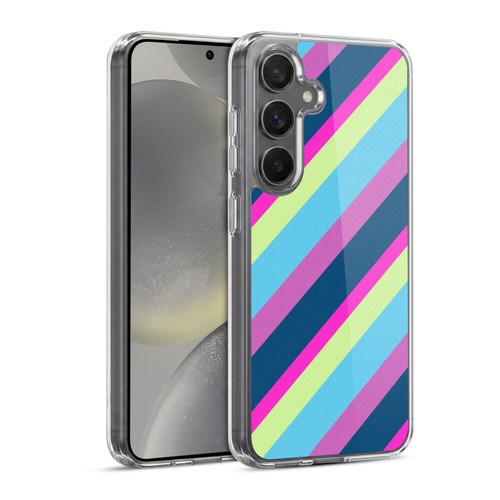 PLdesign Geometric Lines Soft Gel Case for Samsung Galaxy S24 5G & MagSafe