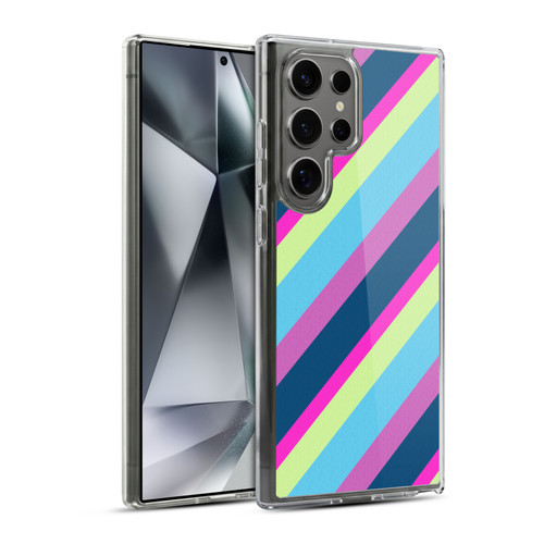 PLdesign Geometric Lines Soft Gel Case for Samsung Galaxy S24 Ultra 5G & MagSafe