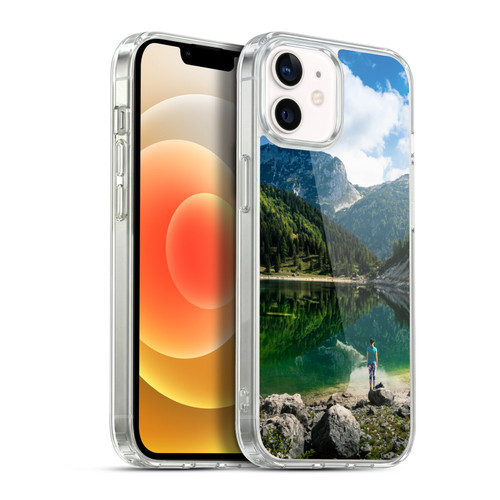 Patrik Lovrin Wanderlust Person At Mountain Lake Soft Gel Case for Apple iPhone 12 / iPhone 12 Pro & MagSafe