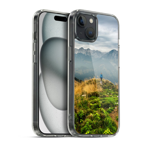 Patrik Lovrin Wanderlust Exploring New Locations Soft Gel Case for Apple iPhone 15 Plus & MagSafe