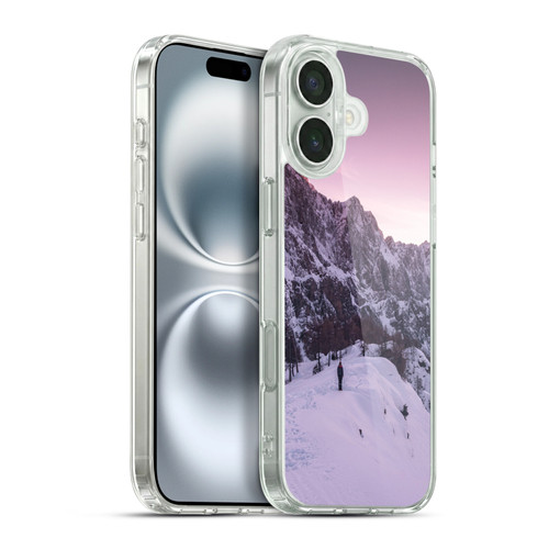 Patrik Lovrin Wanderlust Standing Winter Wonderland Soft Gel Case for Apple iPhone 16 Plus & MagSafe