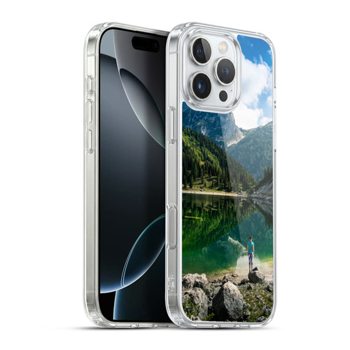Patrik Lovrin Wanderlust Person At Mountain Lake Soft Gel Case for Apple iPhone 16 Pro Max & MagSafe