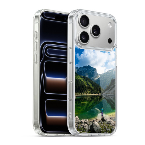 Patrik Lovrin Wanderlust Person At Mountain Lake Soft Gel Case for Apple iPhone 17 Pro