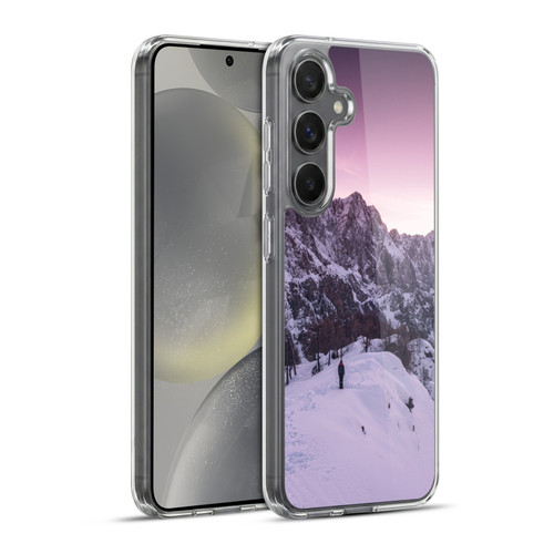 Patrik Lovrin Wanderlust Standing Winter Wonderland Soft Gel Case for Samsung Galaxy S24+ 5G & MagSafe