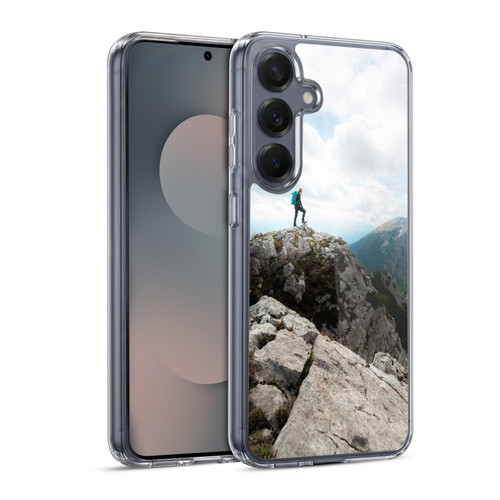 Patrik Lovrin Wanderlust Looking Over New Adventures Soft Gel Case for Samsung Galaxy S25 & MagSafe