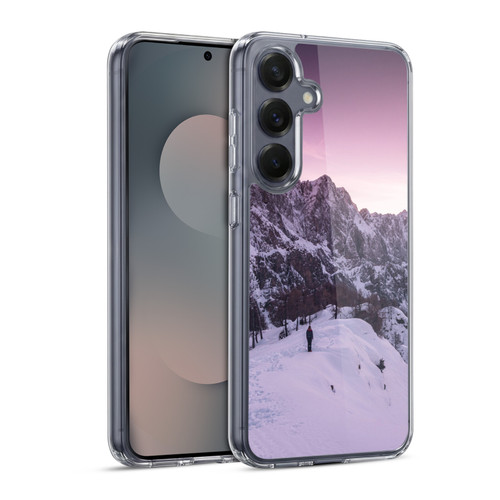 Patrik Lovrin Wanderlust Standing Winter Wonderland Soft Gel Case for Samsung Galaxy S25 & MagSafe