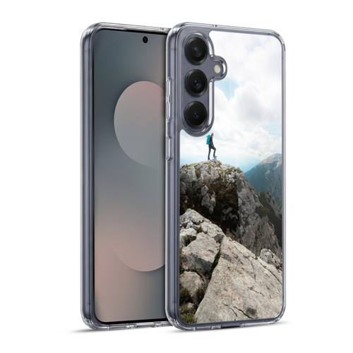 Patrik Lovrin Wanderlust Looking Over New Adventures Soft Gel Case for Samsung Galaxy S25+ & MagSafe