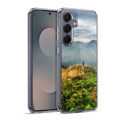 Patrik Lovrin Wanderlust Exploring New Locations Soft Gel Case for Samsung Galaxy S25+ & MagSafe