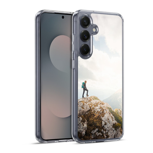 Patrik Lovrin Wanderlust Mountain Wanderer Soft Gel Case for Samsung Galaxy S25+ & MagSafe
