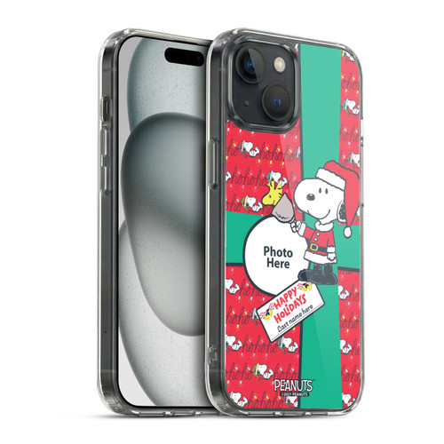 Custom Customised Personalised Peanuts Christmas Gift Soft Gel Case for Apple iPhone 15 & MagSafe