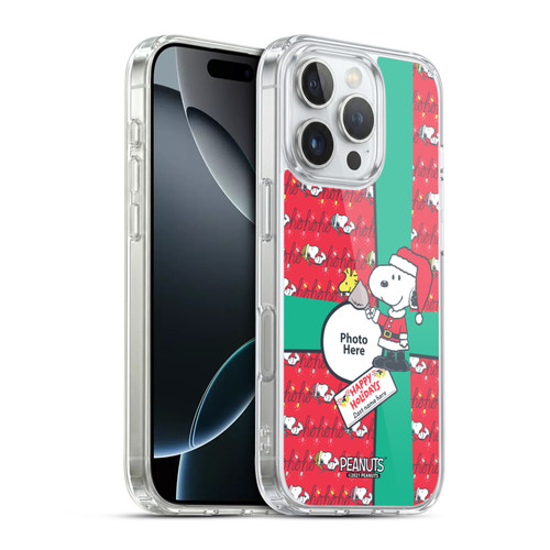 Custom Customised Personalised Peanuts Christmas Gift Soft Gel Case for Apple iPhone 16 Pro & MagSafe