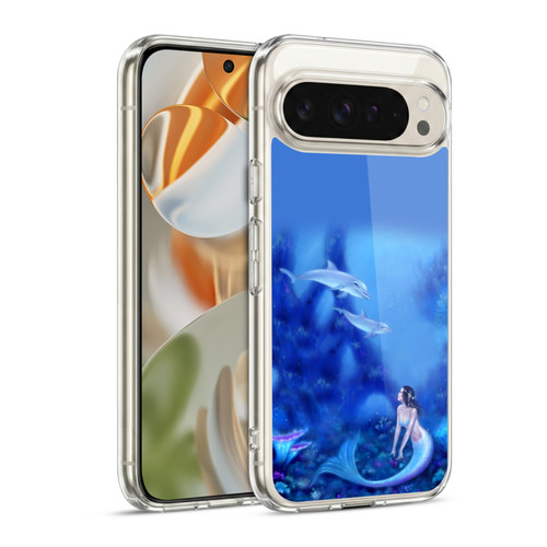 Rachel Anderson Art Mermaid And Dolphins Soft Gel Case for Google Pixel 9 / Pixel 9 Pro