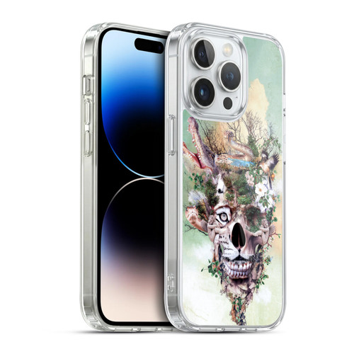 Riza Peker Skulls 5 Nature 3 Soft Gel Case for Apple iPhone 14 Pro & MagSafe