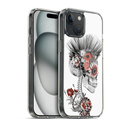 Riza Peker Skulls 5 Punk Soft Gel Case for Apple iPhone 15 & MagSafe