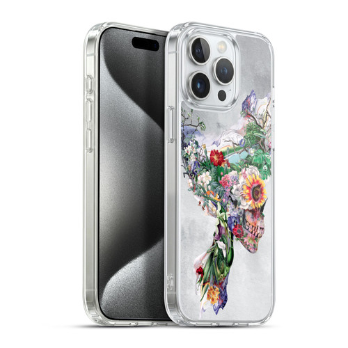 Riza Peker Skulls 5 Nature Soft Gel Case for Apple iPhone 15 Pro Max & MagSafe