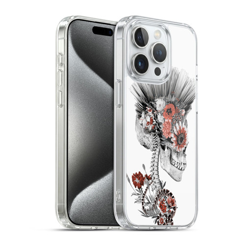 Riza Peker Skulls 5 Punk Soft Gel Case for Apple iPhone 15 Pro & MagSafe