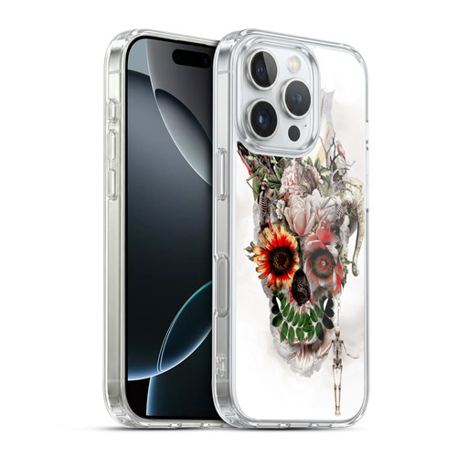 Riza Peker Skulls 5 Broken Horn Soft Gel Case for Apple iPhone 16 Pro & MagSafe