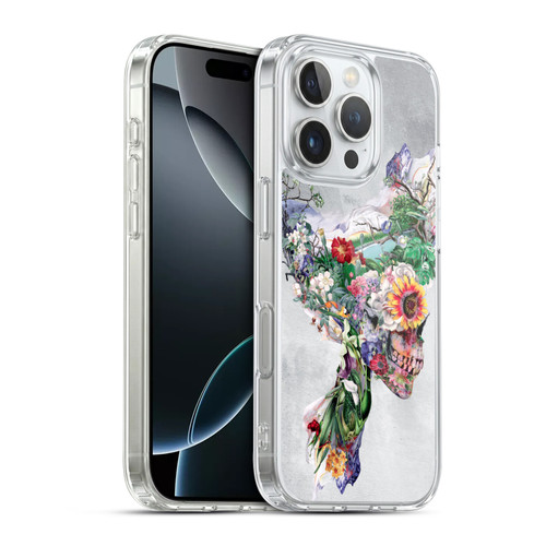 Riza Peker Skulls 5 Nature Soft Gel Case for Apple iPhone 16 Pro & MagSafe