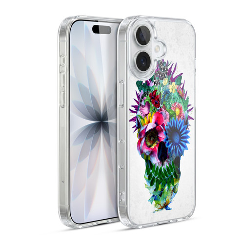 Riza Peker Skulls 5 Floral Soft Gel Case for Apple iPhone 17