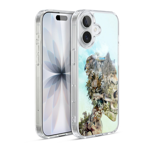 Riza Peker Skulls 5 Nature 2 Soft Gel Case for Apple iPhone 17