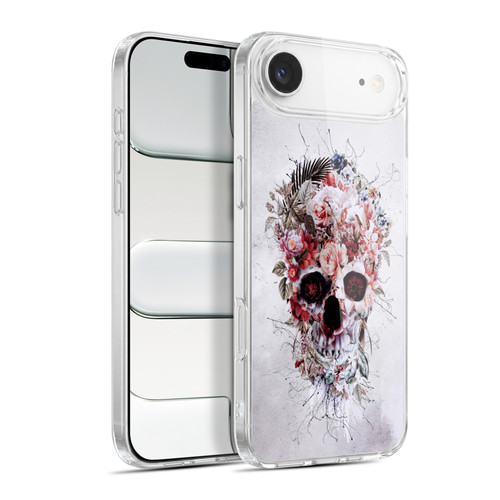Riza Peker Skulls 5 Floral 2 Soft Gel Case for Apple iPhone 17 Air