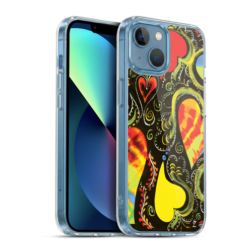 Suzan Lind Colours & Patterns Love Dance Soft Gel Case for Apple iPhone 13 Mini & MagSafe