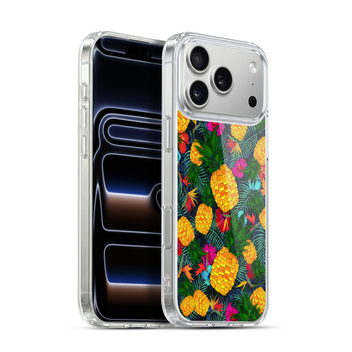 Suzan Lind Colours & Patterns Tropical Pineapple Soft Gel Case for Apple iPhone 17 Pro Max