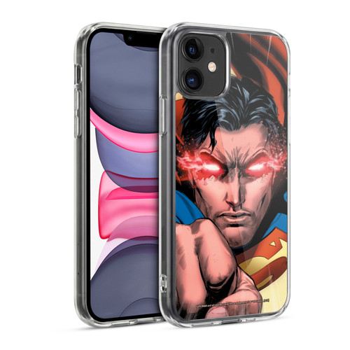 Superman DC Comics Comic Book Art Rebirth #1 Soft Gel Case for Apple iPhone 11