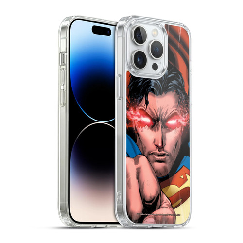 Superman DC Comics Comic Book Art Rebirth #1 Soft Gel Case for Apple iPhone 14 Pro Max & MagSafe
