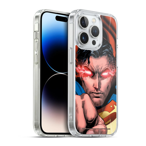Superman DC Comics Comic Book Art Rebirth #1 Soft Gel Case for Apple iPhone 14 Pro & MagSafe