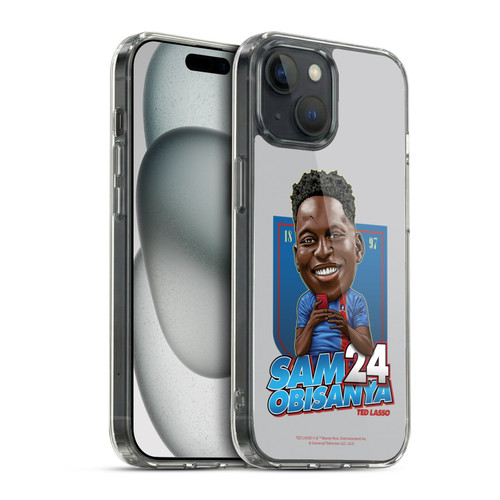 Ted Lasso Season 3 Bobbleheads Sam Obisanya Soft Gel Case for Apple iPhone 15 & MagSafe