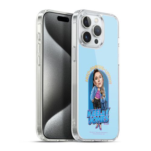 Ted Lasso Season 3 Bobbleheads Keeley Jones Soft Gel Case for Apple iPhone 15 Pro Max & MagSafe