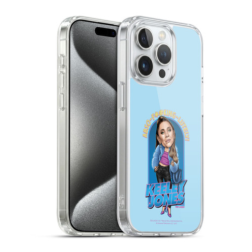 Ted Lasso Season 3 Bobbleheads Keeley Jones Soft Gel Case for Apple iPhone 15 Pro & MagSafe