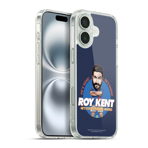 Ted Lasso Season 3 Bobbleheads Roy Kent Soft Gel Case for Apple iPhone 16 Plus & MagSafe