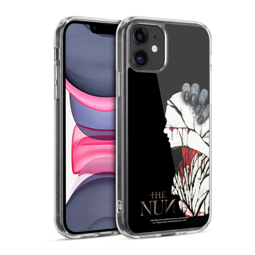 The Nun Valak Graphics Blood Hand Soft Gel Case for Apple iPhone 11