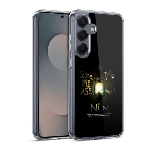 The Nun Valak Graphics This Way Soft Gel Case for Samsung Galaxy S25 & MagSafe
