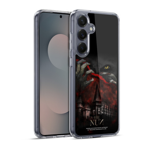 The Nun Valak Graphics Monastery Soft Gel Case for Samsung Galaxy S25+ & MagSafe