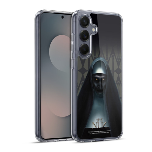 The Nun Valak Graphics Portrait Soft Gel Case for Samsung Galaxy S25+ & MagSafe