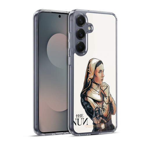 The Nun Valak Graphics Pray 2 Soft Gel Case for Samsung Galaxy S25+ & MagSafe