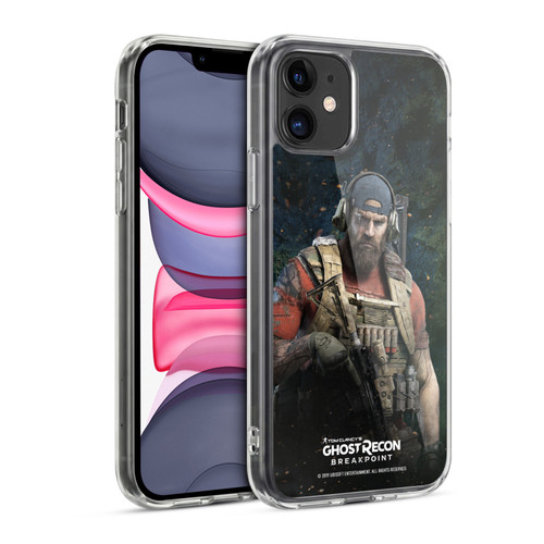 Tom Clancy's Ghost Recon Breakpoint Character Art Logo Soft Gel Case for Apple iPhone 11